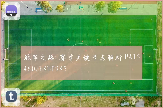 冠军之路:赛季关键节点解析 PA15460cb8bf985